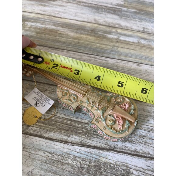 Vintage 2000 Louis Nichole Violin Ornament Kurt S Adler Holiday Elegance - Picture 6 of 9